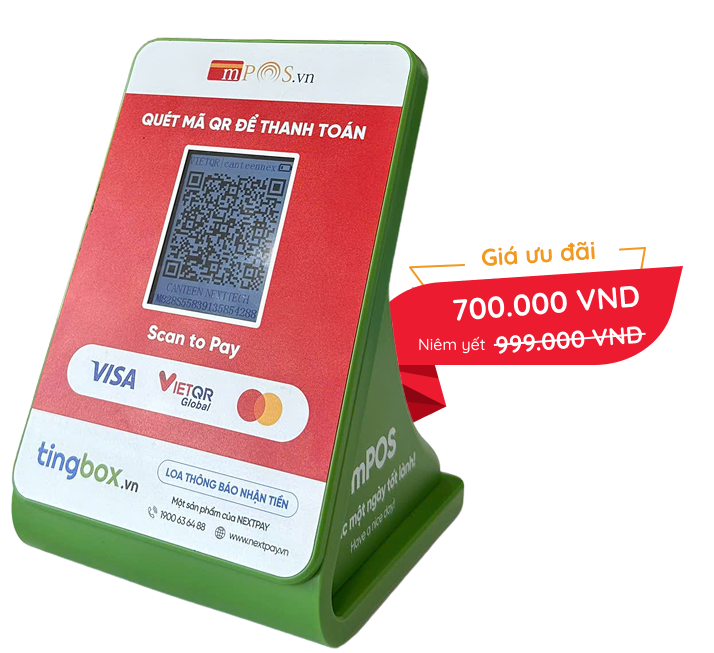 Loa đọc kết quả giao dịch